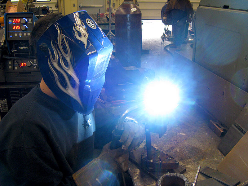 Welding Student Jared Wolever