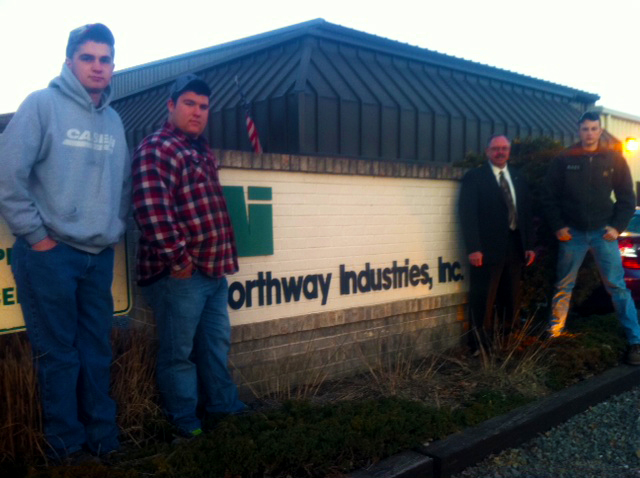 SUN Tech Co-op Students at Northway Industries