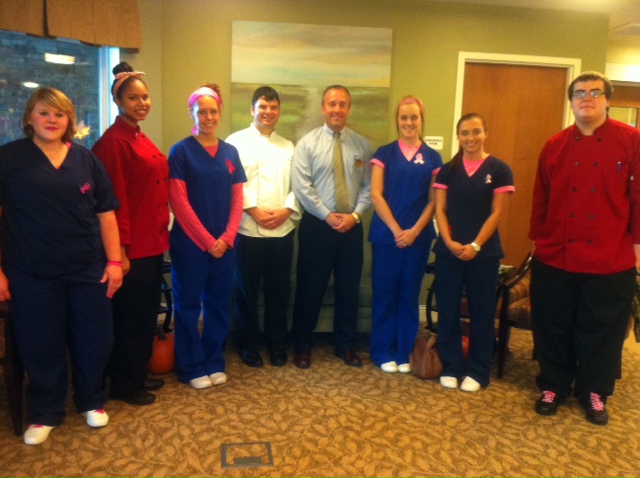 Food Service and Health Professions Visit Lutheran Village